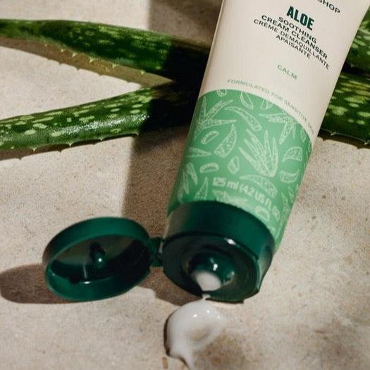 The Body Shop Aloe Cream Cleanser Gesichtsreiniger 125 ml ohne Duft