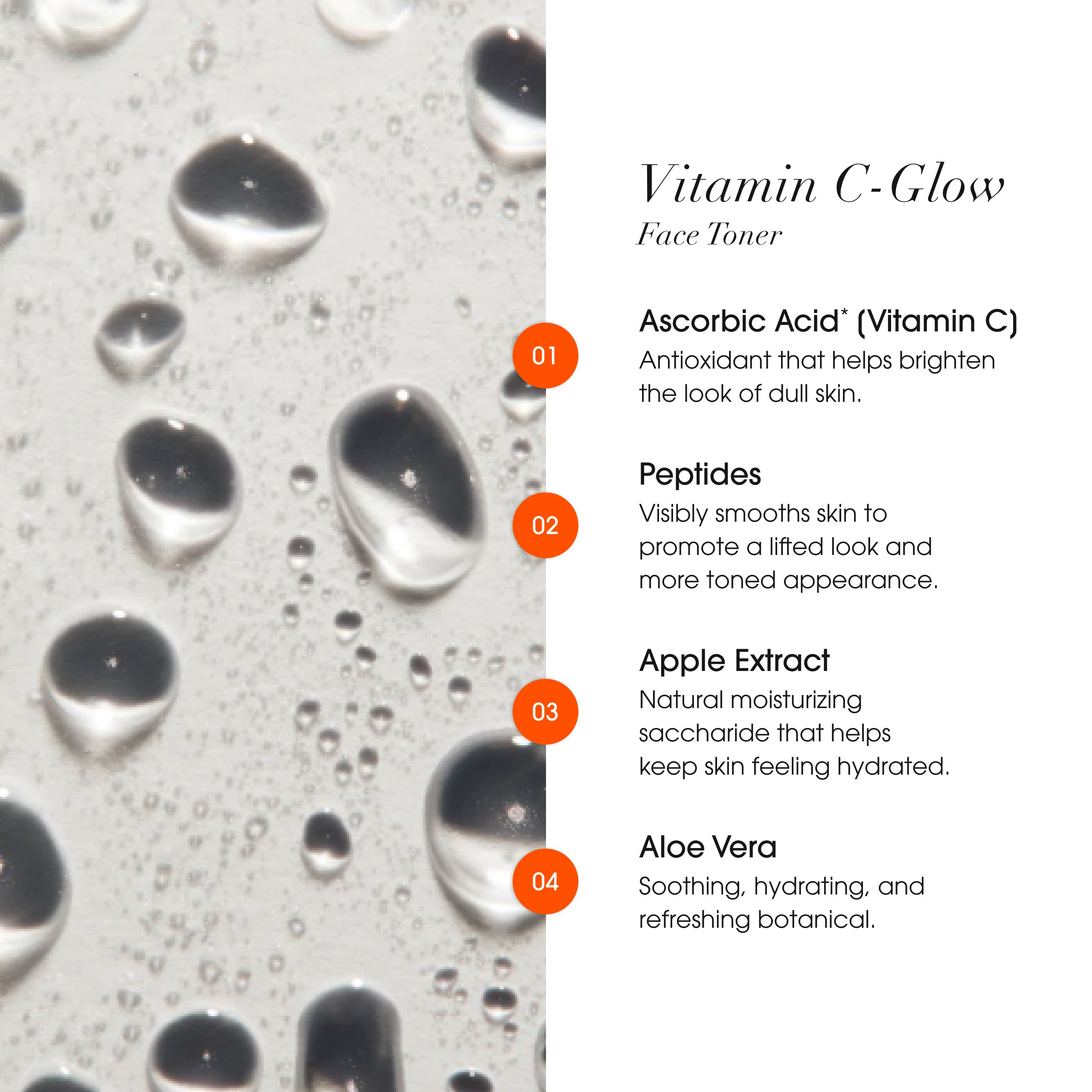 Advanced Clinicals Vitamin C Glow Gesichtswasser Apfel
