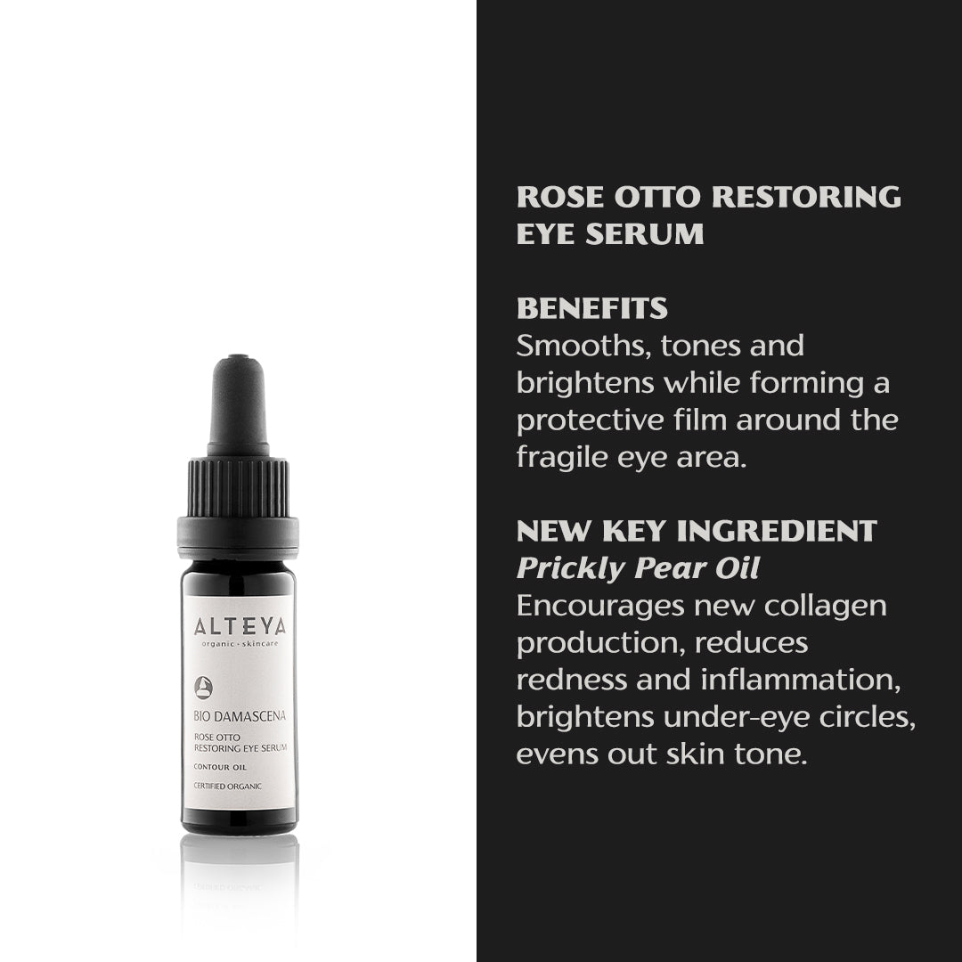 Alteya Bio Damascena Rose Otto Augenserum Bio-Rose für reife Haut