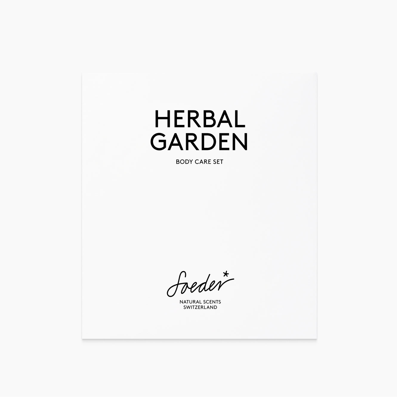 Soeder Herbal Garden Body Care Set Wasch Lotion Geschenk
