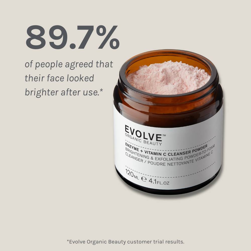 Evolve Organic Beauty Enzyme Vitamin C Reinigungspulver 60 g