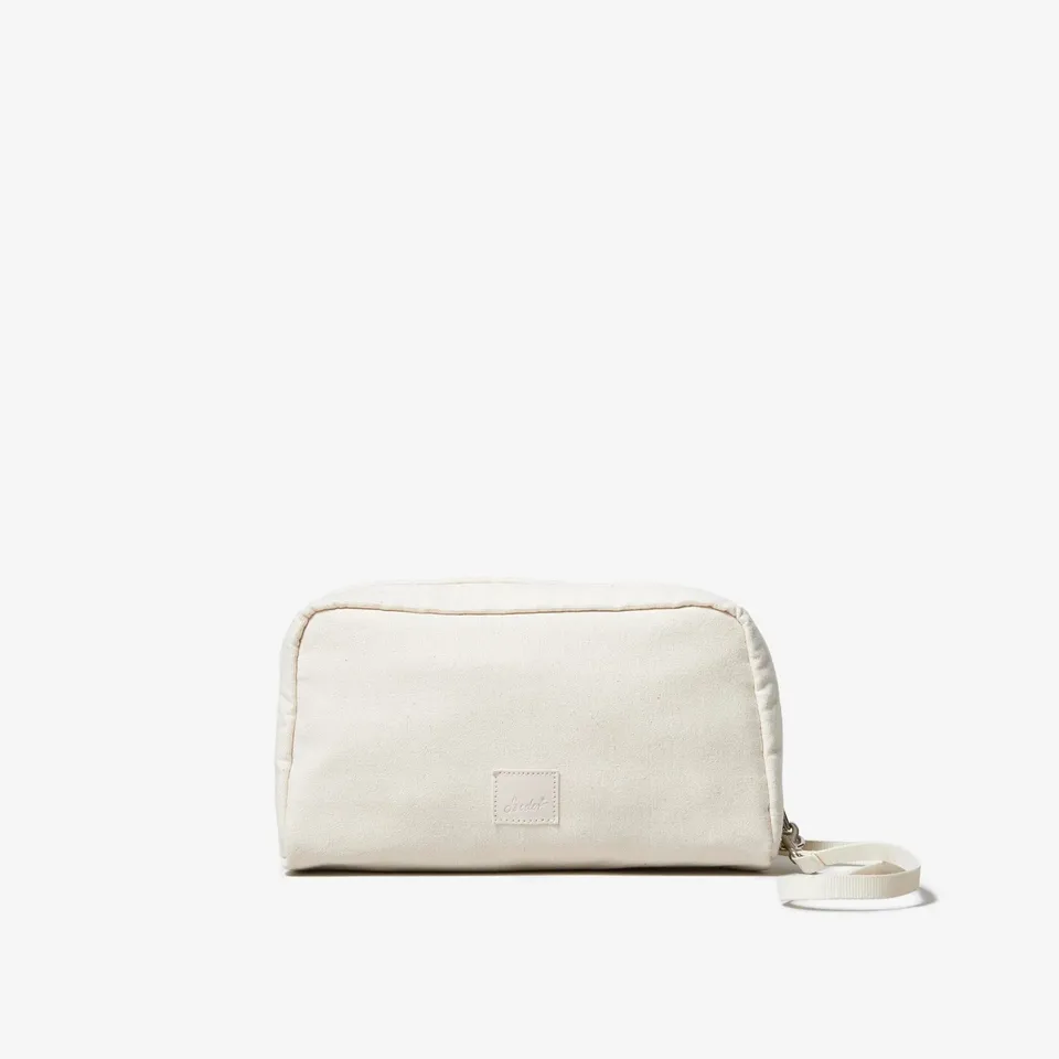 Soeder Pouch Natural White Kosmetiktasche Bio-Baumwolle