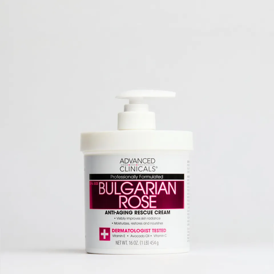 Advanced Clinicals Bulgarian Rose Body Cream Rosen Creme