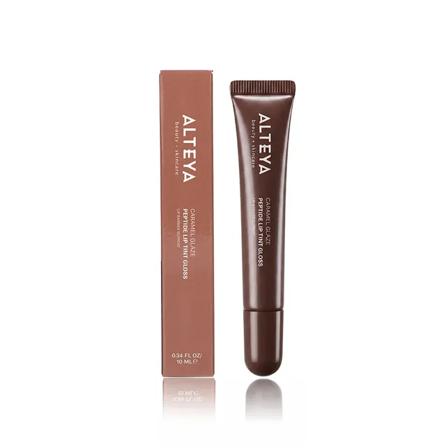 Alteya Organic Lip Care Peptide Lip Tint Gloss Caramel Glaze 10 ml