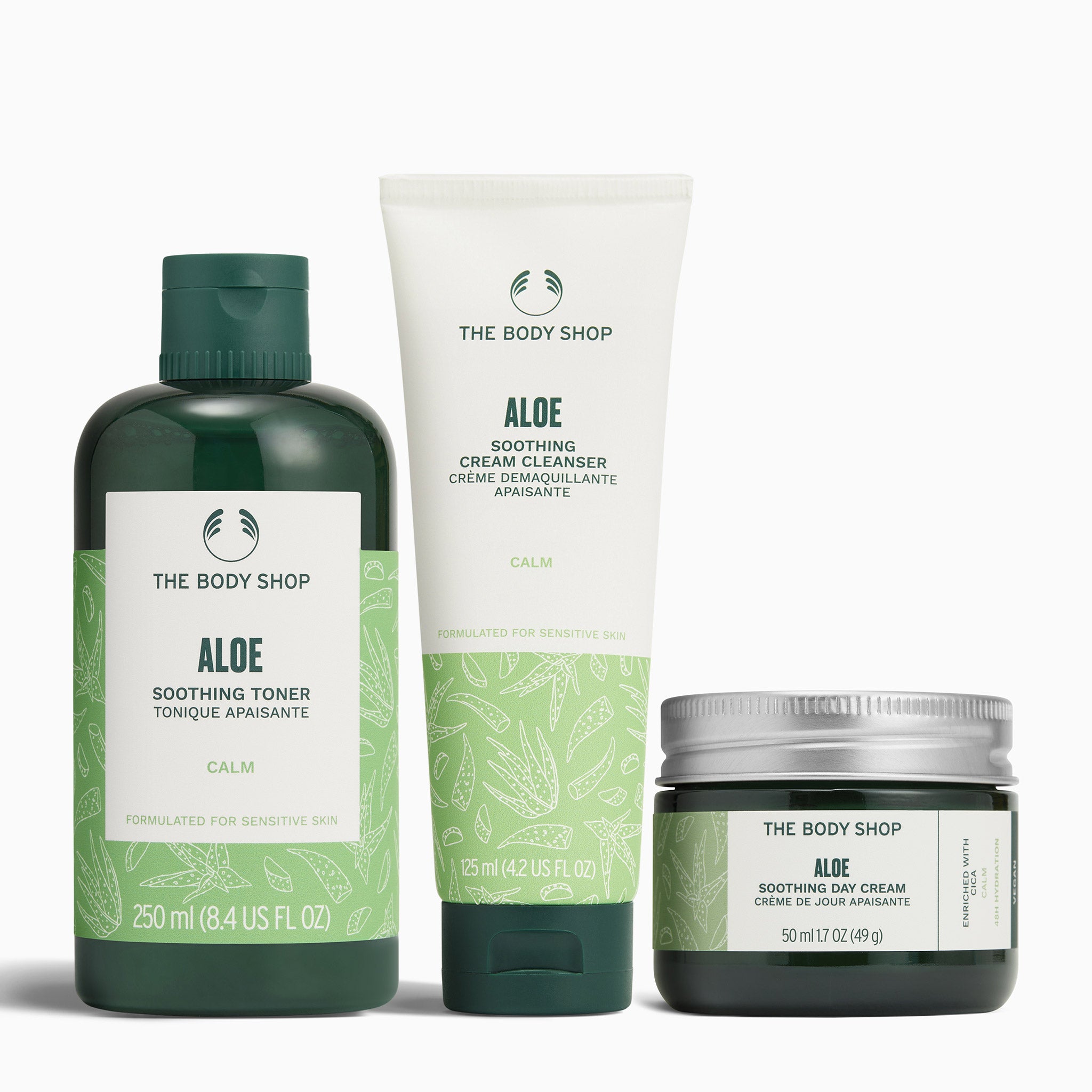 The Body Shop Aloe Soothe Cleanse Collection Set empfindliche Haut