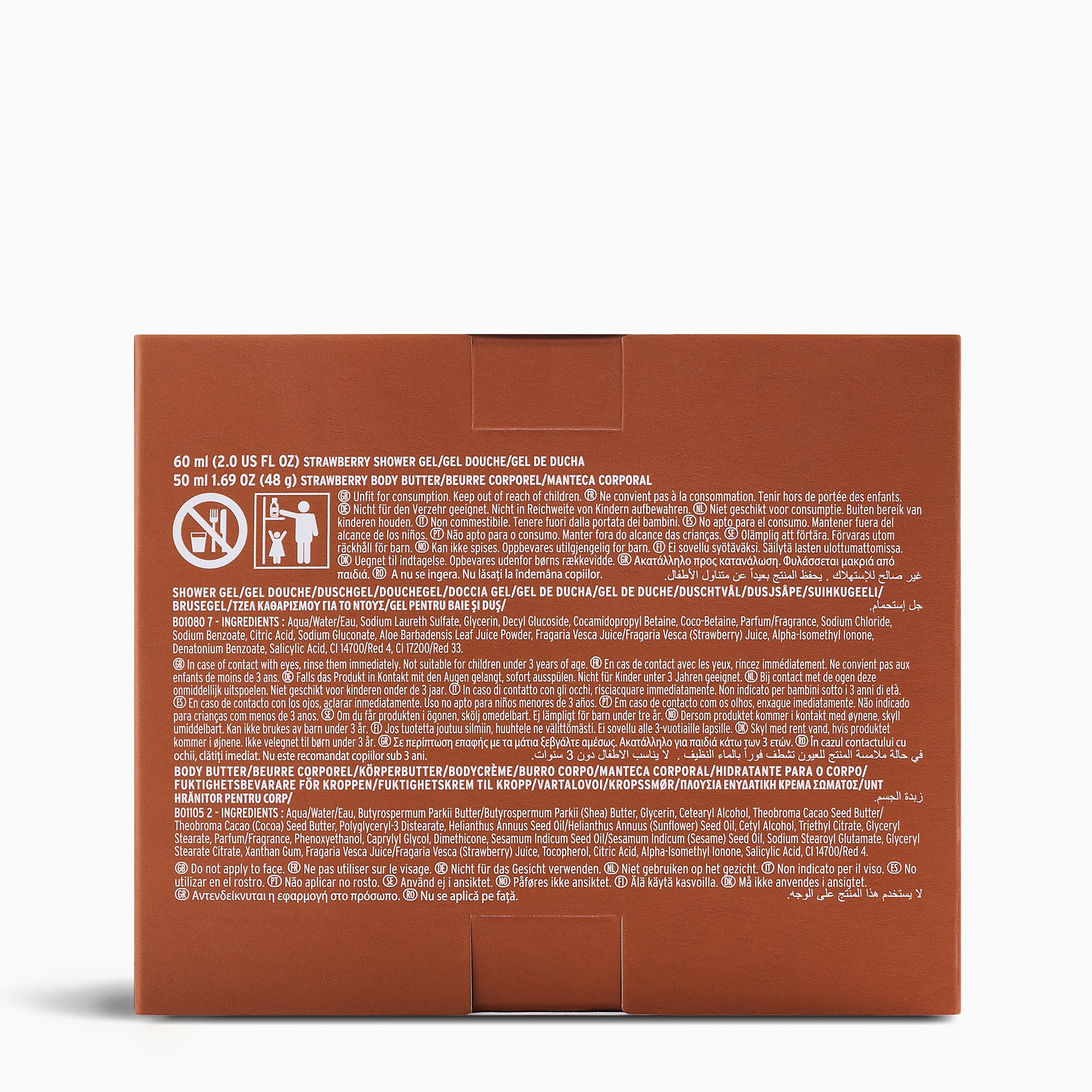 The Body Shop Gift Sets Strawberry Treats Pflegeset Erdbeere