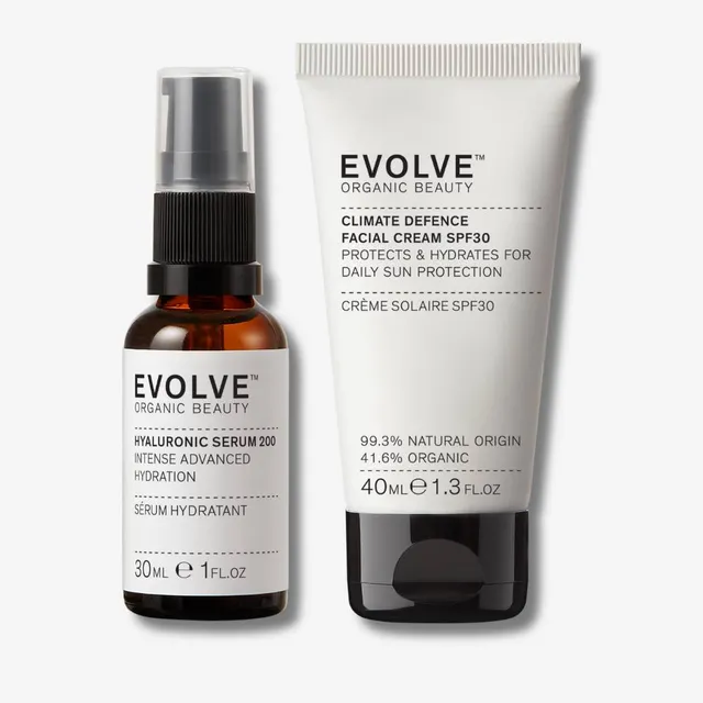 Evolve Organic Beauty Protect & Hydrate Duo SPF Set Hyaluron