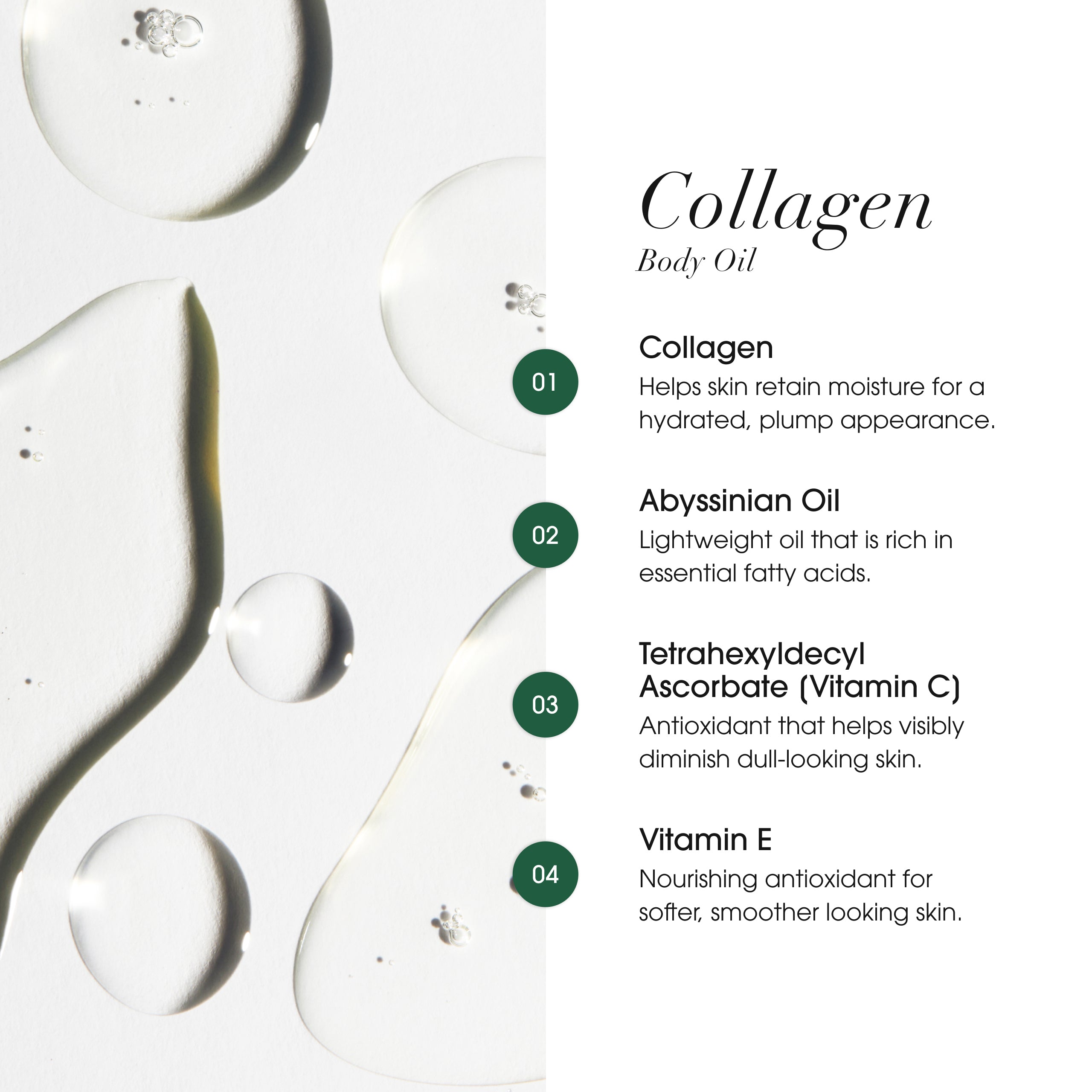 Advanced Clinicals Collagen Body Oil 12 oz Hautöl Vitamin C
