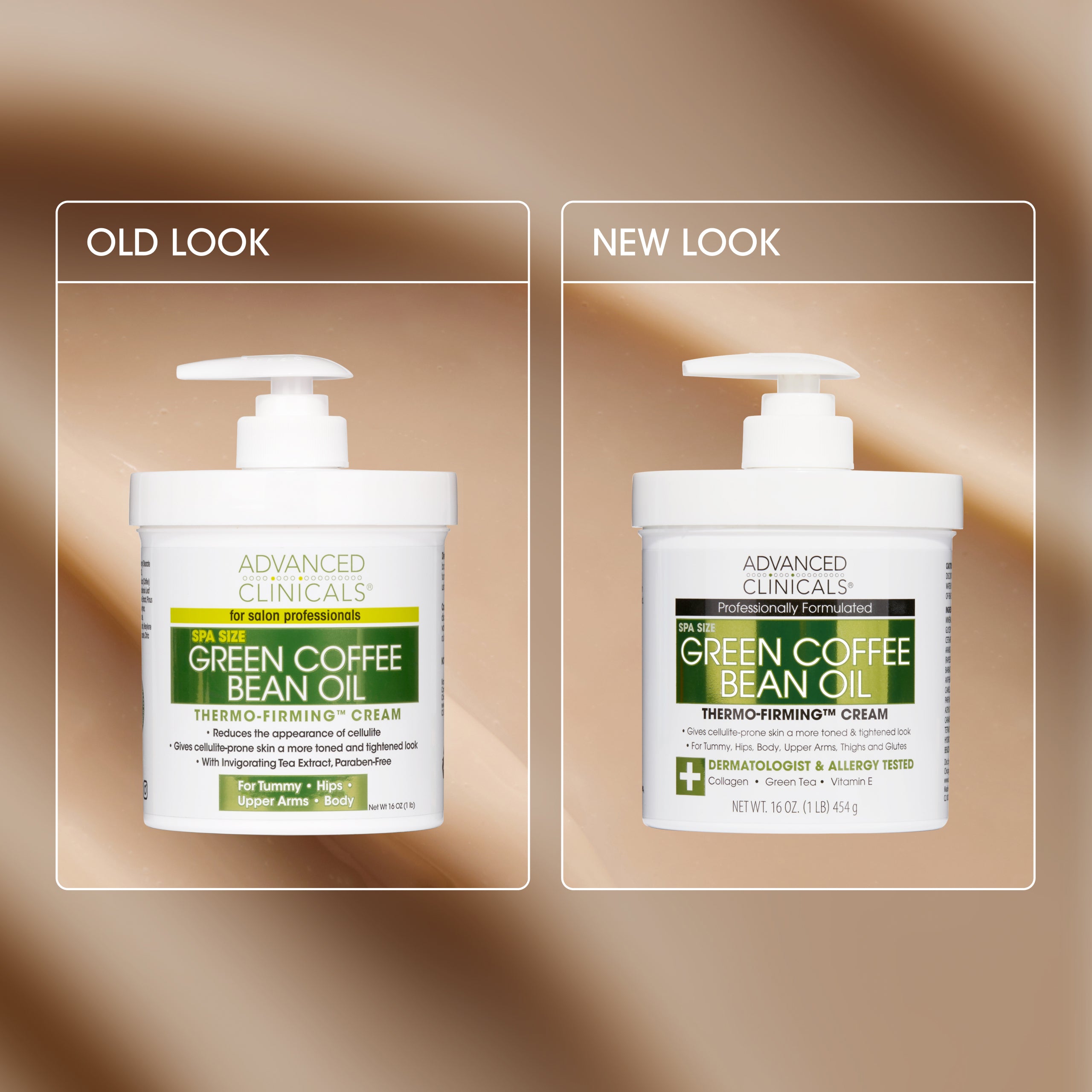 Advanced Clinicals Green Coffee Körpercreme strafft 454 g