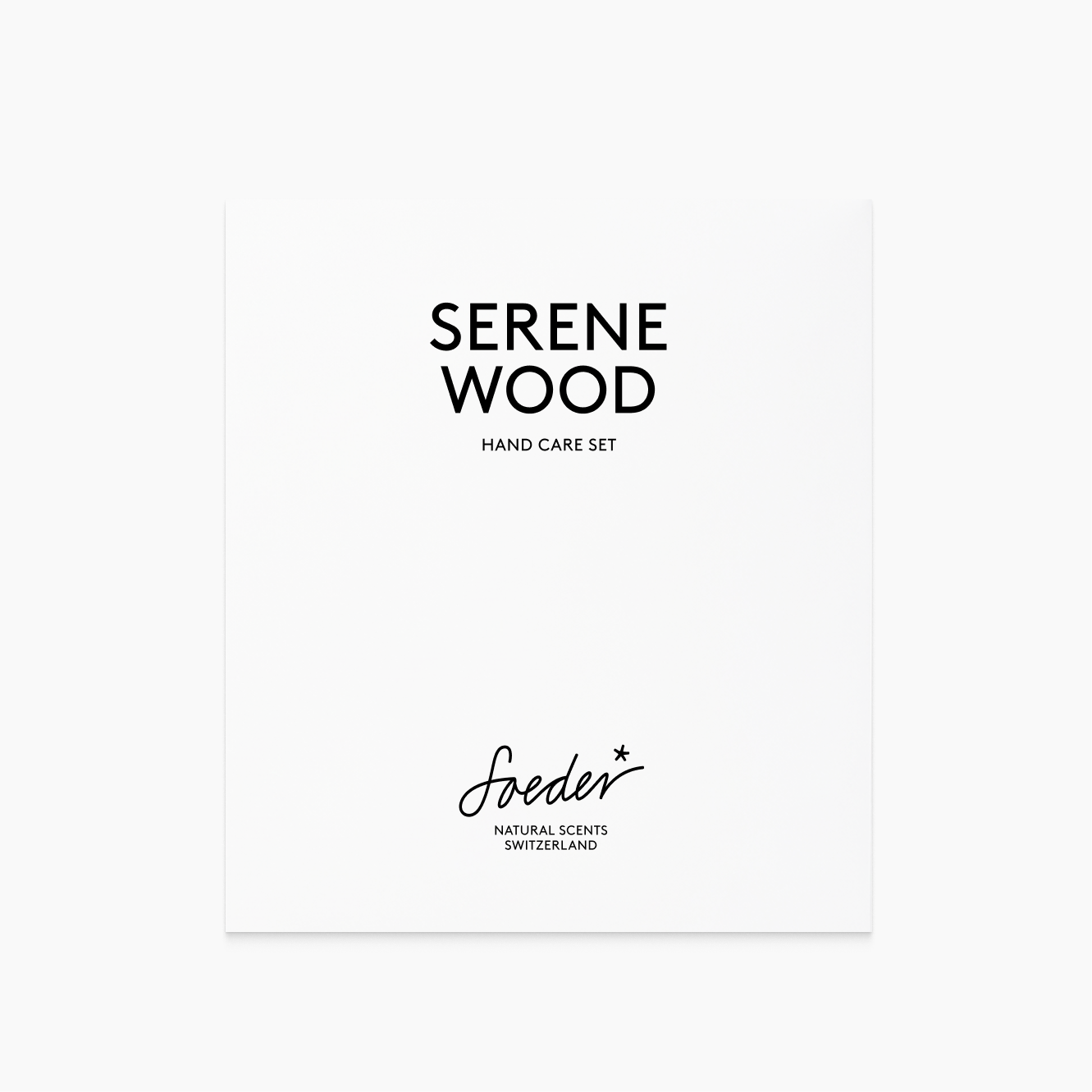 Soeder Serene Wood Hand Care Set Seife + Lotion Holzduft