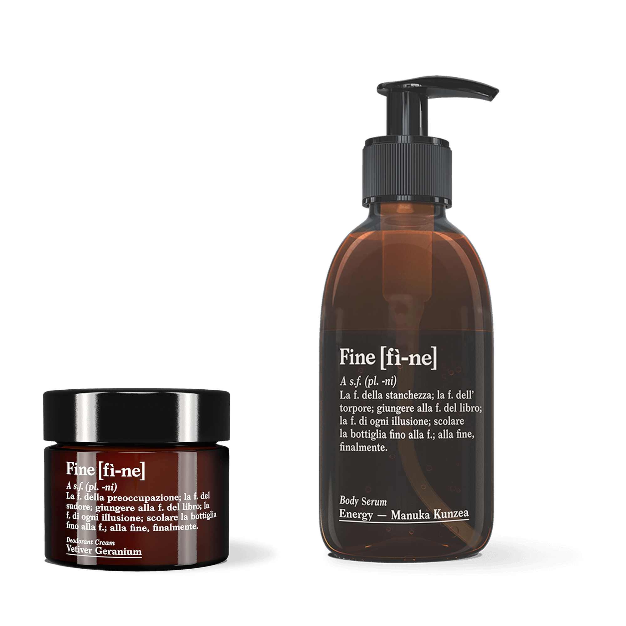 fine Sets Routine Set Deo+Serum Vetiver Geranium Energy
