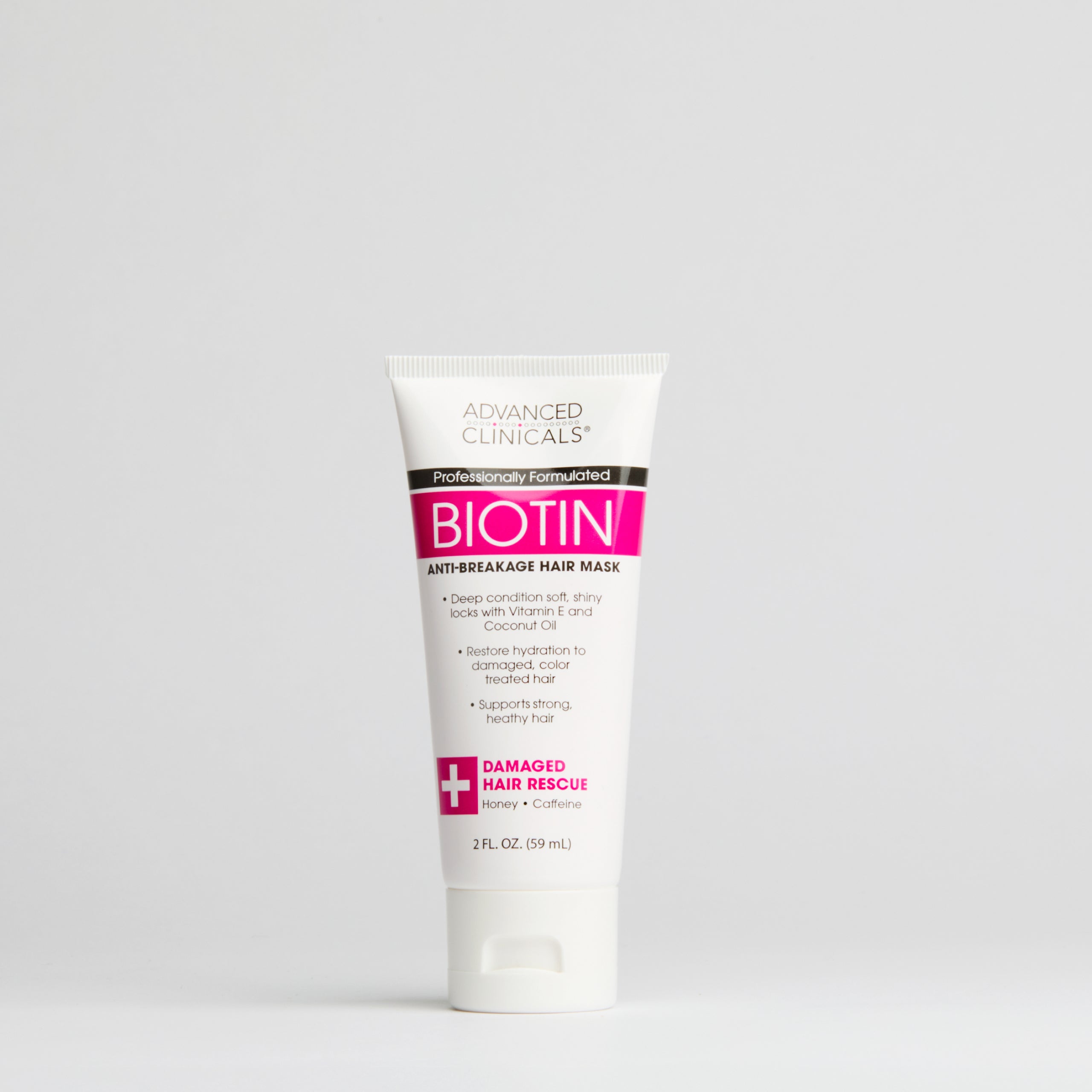 Advanced Clinicals Biotin Haarmaske Haarkur 12oz Kokosöl Glanz