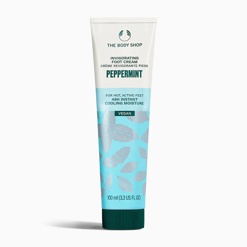 The Body Shop Peppermint Fußcreme Fußpflege 100 ml kühlend