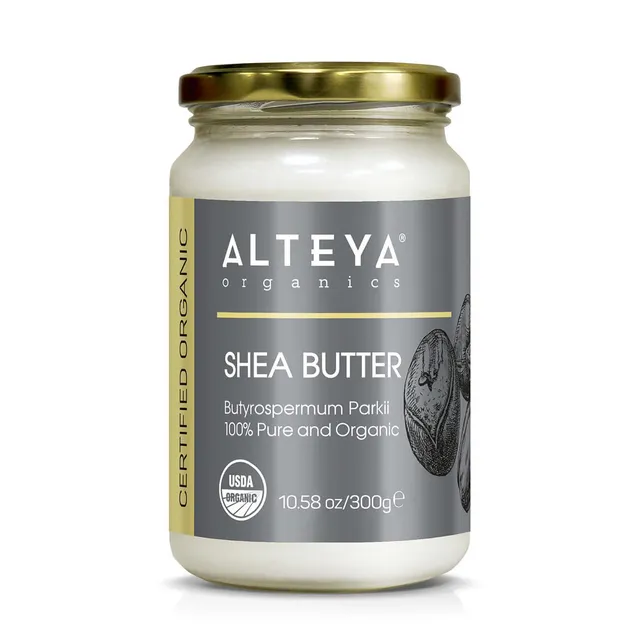 Alteya Organics Shea Butter Körperbutter 300 g Glas Bio