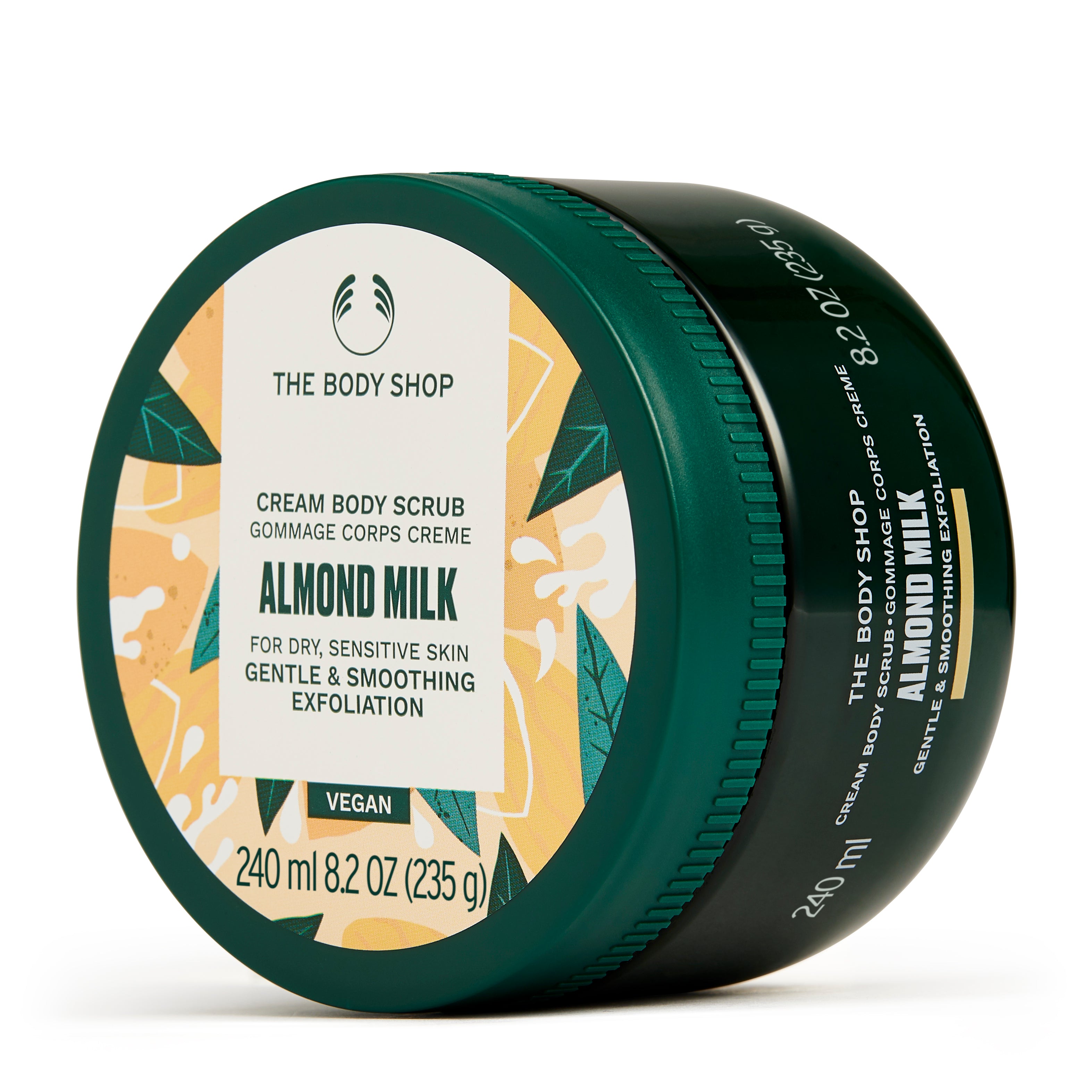 The Body Shop Almond Milk Body Scrub Körperpeeling 240 ml vegan