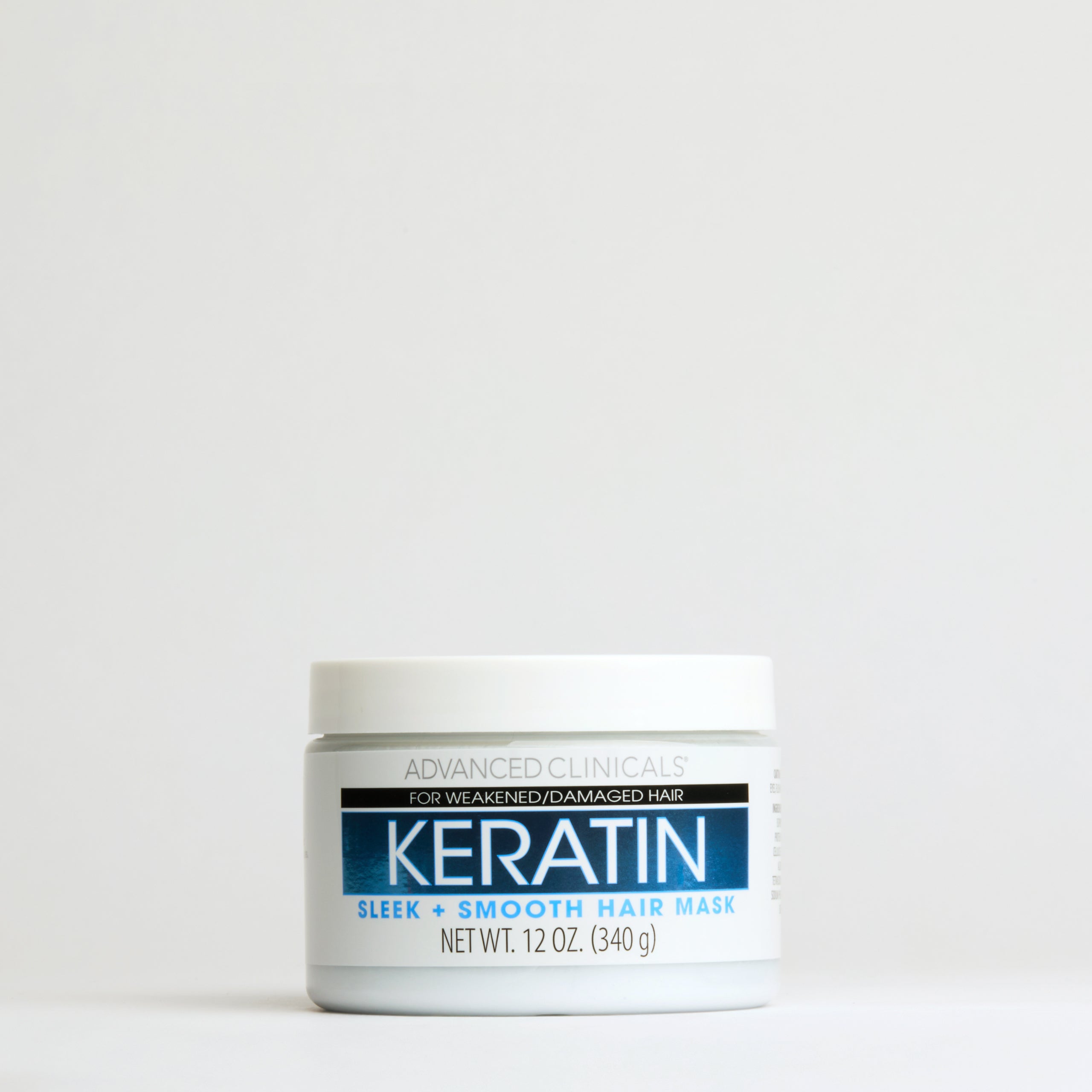 Advanced Clinicals Keratin Haarmaske mit Kokosöl gegen Frizz