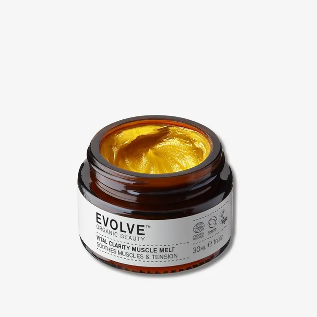 Evolve Organic Beauty Vital Clarity Muscle Melt Balm Arnika