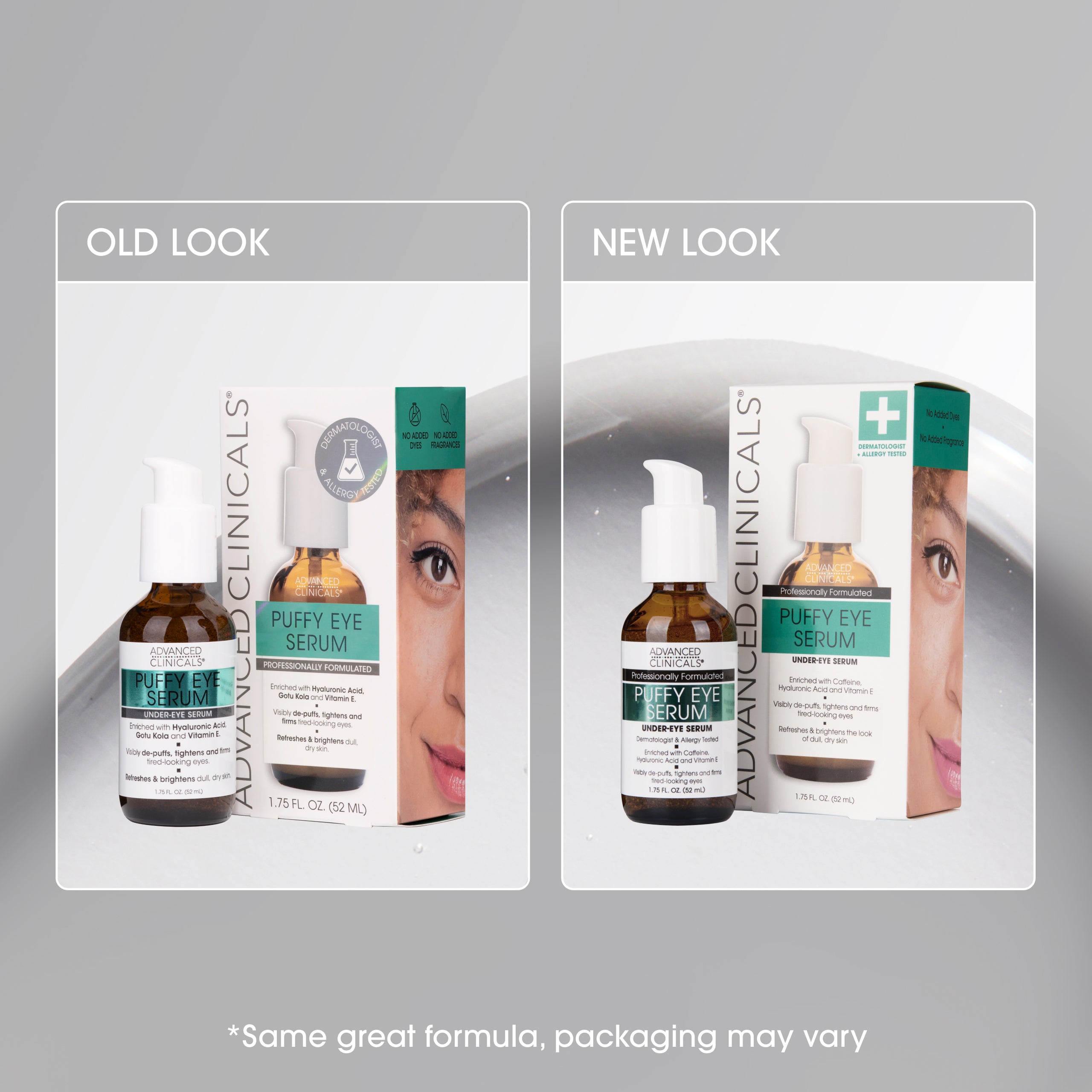 Advanced Clinicals Puffy Eye Augenserum mit Koffein und Hyaluron