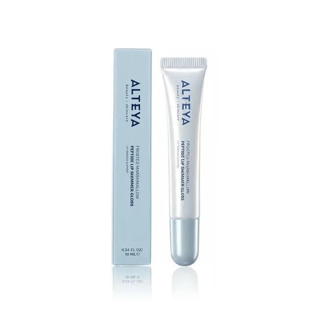 Alteya Organic Lip Care Peptide Lip Shimmer Gloss Frosted 10 ml