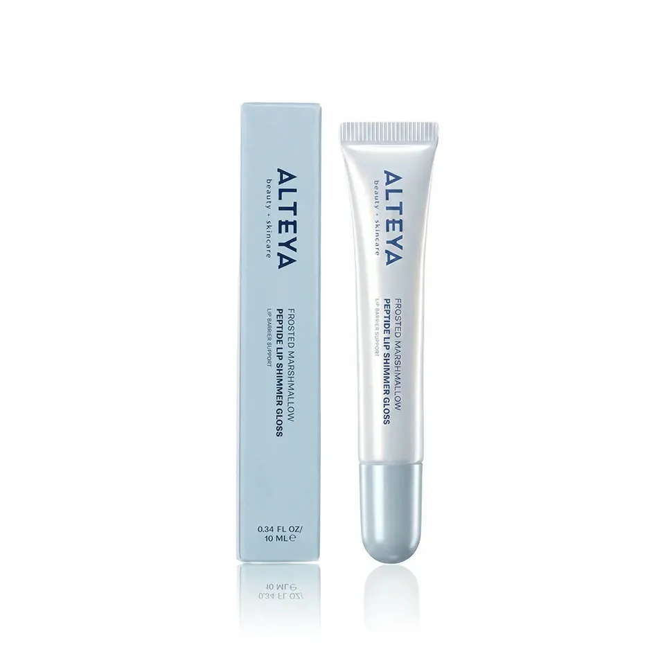 Alteya Organic Lip Care Peptide Lip Shimmer Gloss Frosted 10 ml