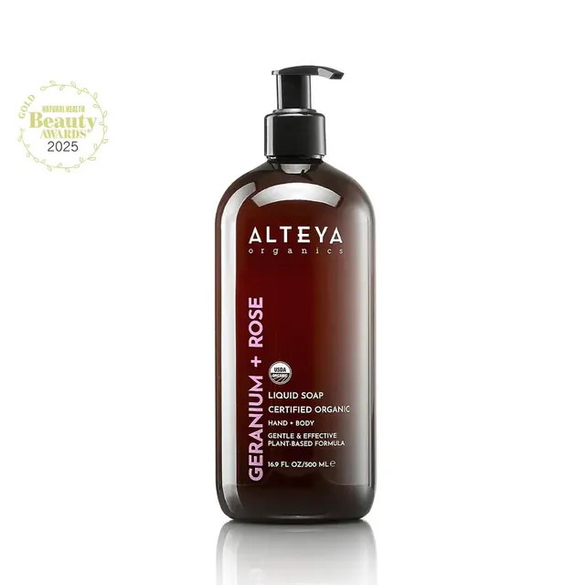 Alteya Organics Liquid Soaps Flüssigseife Geranium Rose 250ml