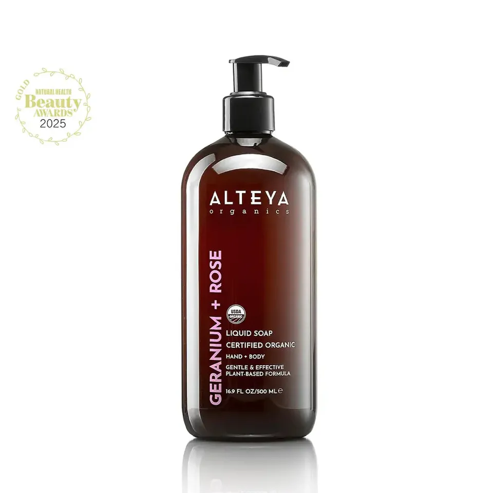 Alteya Organics Liquid Soaps Flüssigseife Geranium Rose 250ml