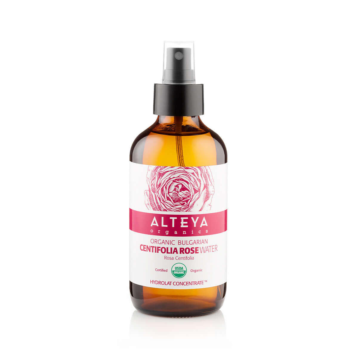 Alteya Organics Centifolia Rosenwasser Bio Glasflasche 120 ml