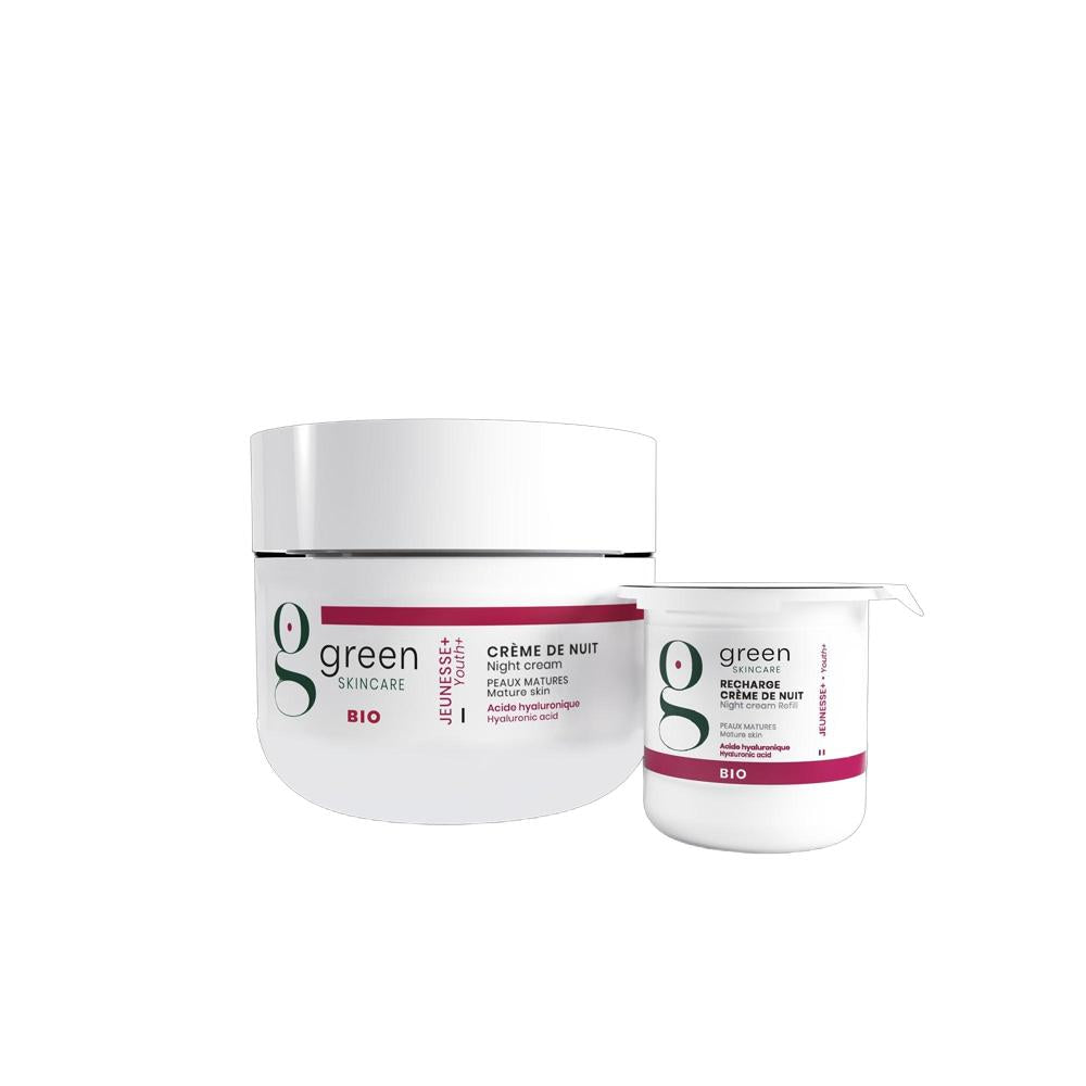 Green Skincare Jeunesse+ Nachtcreme Hyaluron ab 40
