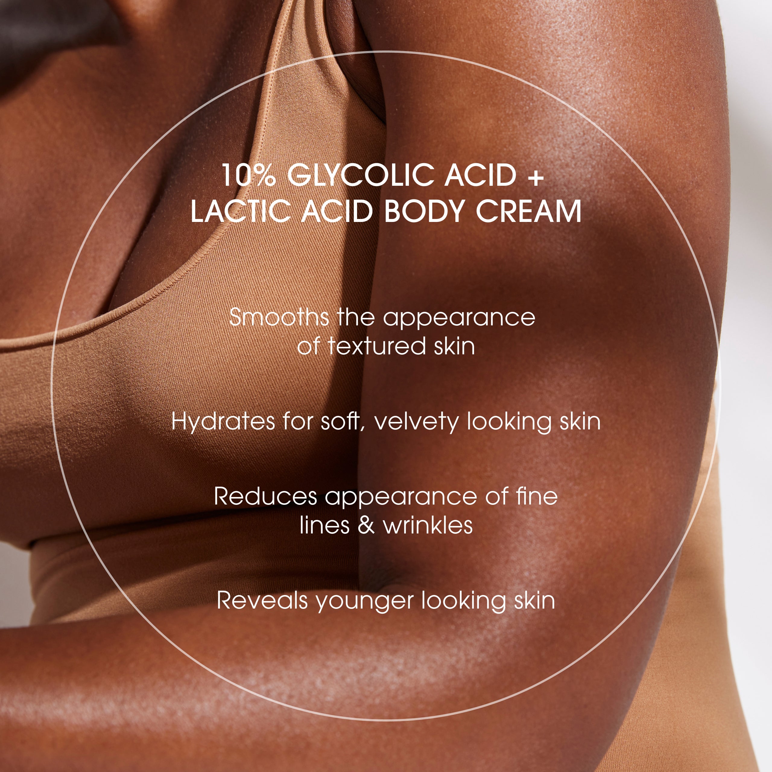 Advanced Clinicals 10% Glycolic Körpercreme mit Milchsäure