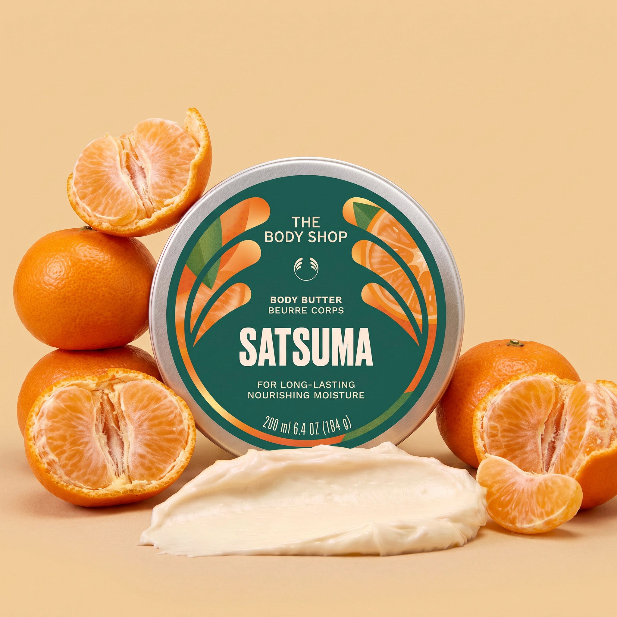 The Body Shop Satsuma Körperbutter 200 ml Zitrus 72h Feuchtigkeit