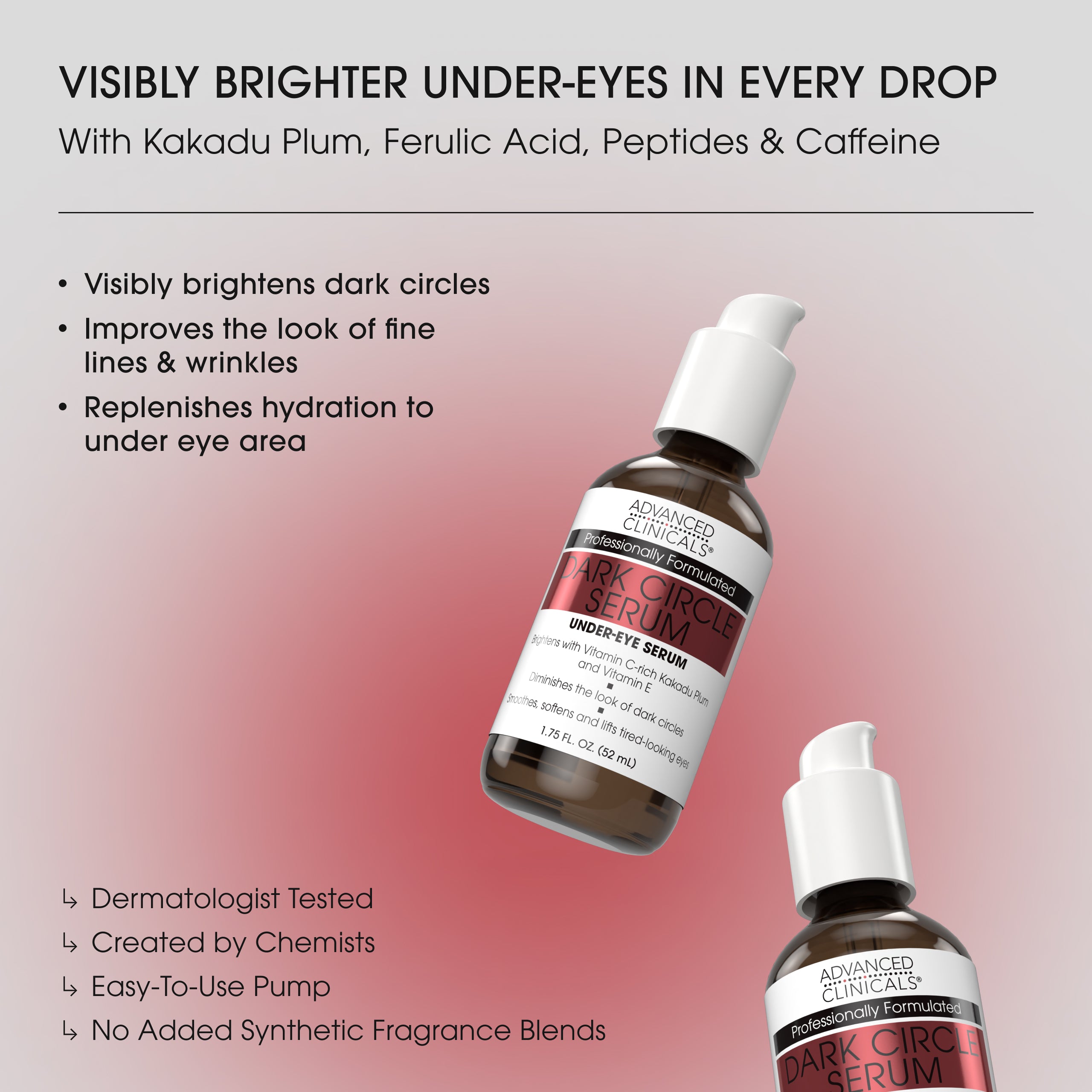 Advanced Clinicals Dark Circle Augenserum Eye Serum Vitamin C