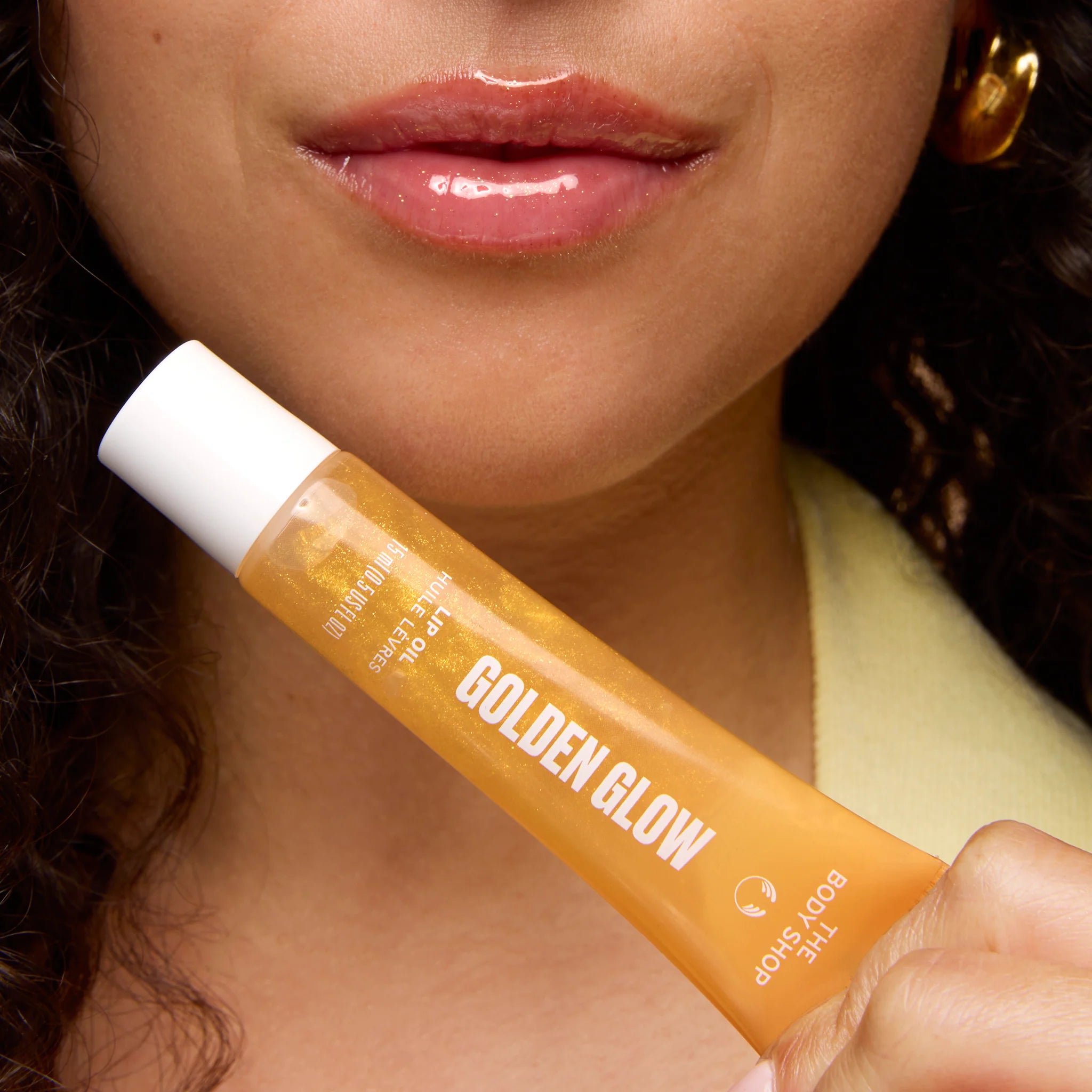 The Body Shop Golden Glow Lip Oil Lippenöl 15 ml Vanille