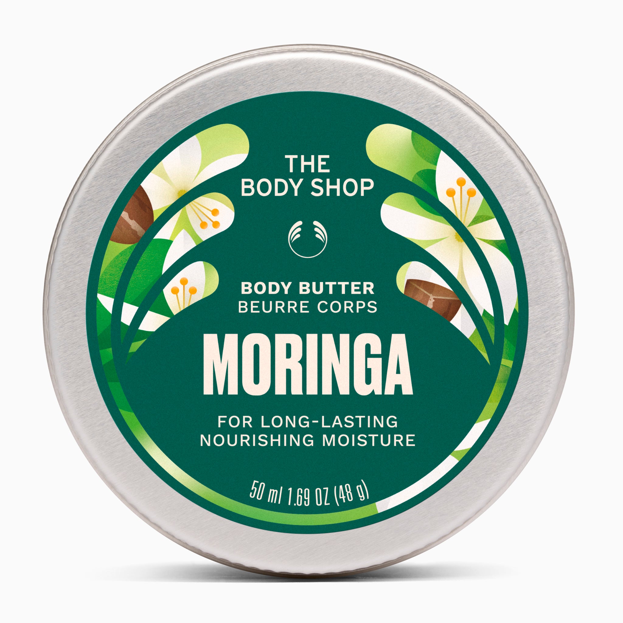 The Body Shop Moringa Body Butter Körperbutter 50 ml 72h Pflege