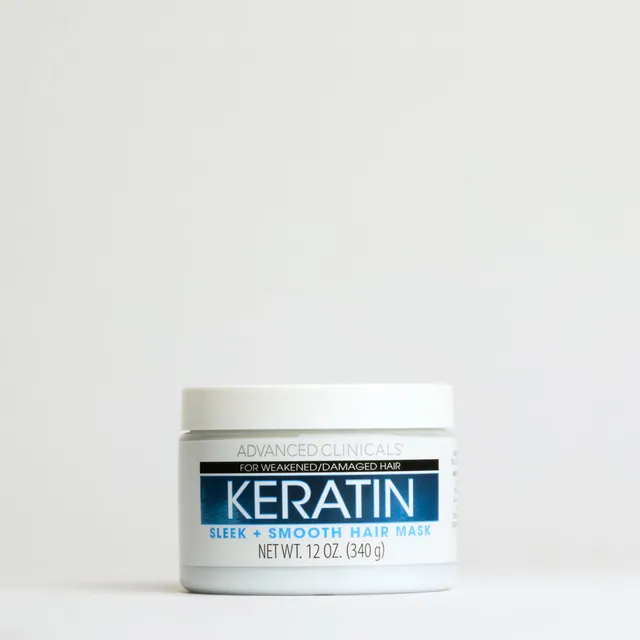 Advanced Clinicals Keratin Haarmaske mit Kokosöl gegen Frizz