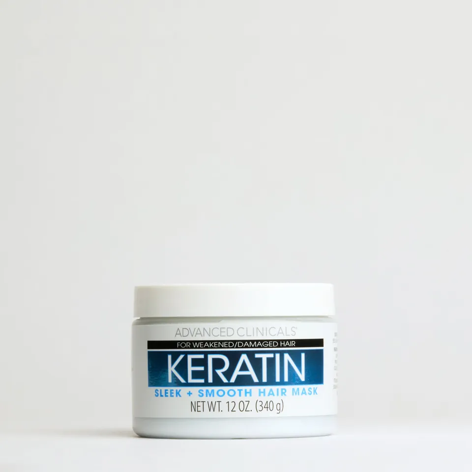 Advanced Clinicals Keratin Haarmaske mit Kokosöl gegen Frizz
