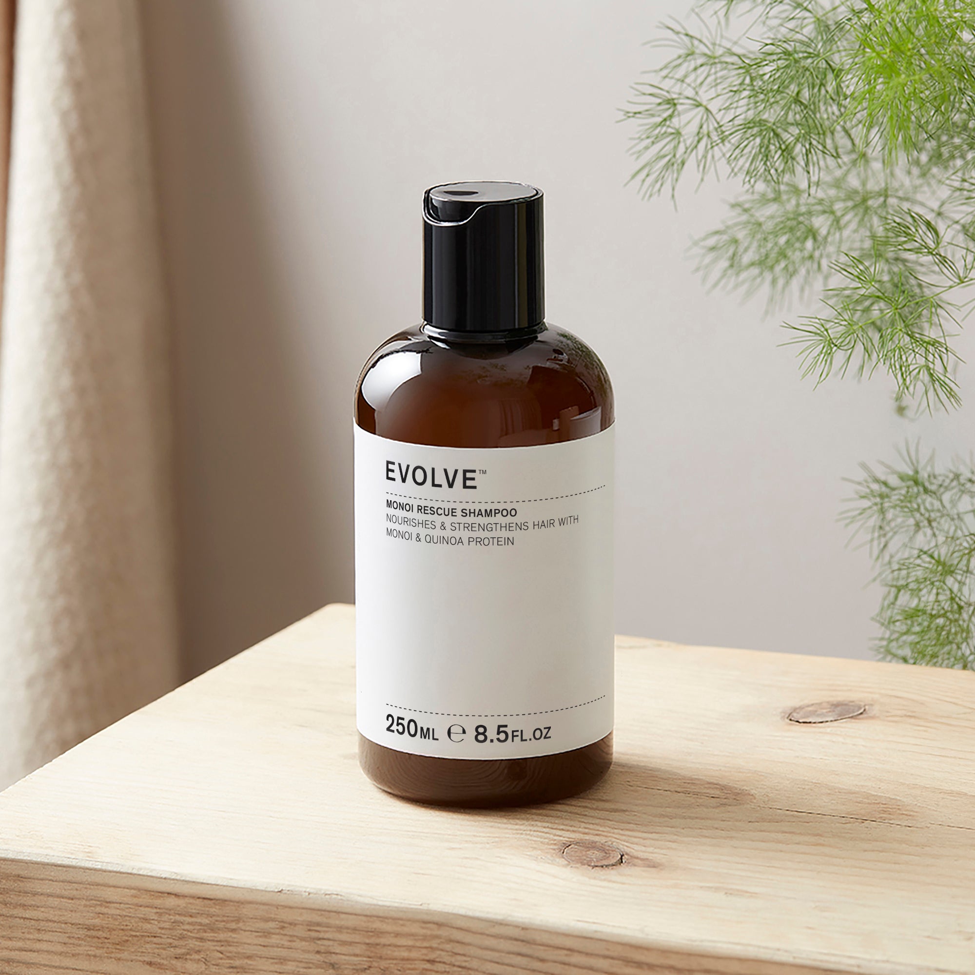 Evolve Organic Beauty Monoi Rescue Shampoo trockenes Haar