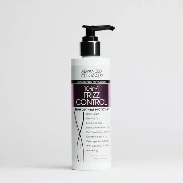 Advanced Clinicals 10-in-1 Frizz Control Hitzeschutz Biotin