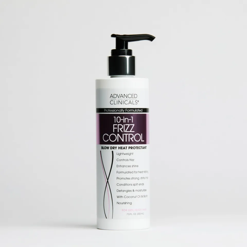 Advanced Clinicals 10-in-1 Frizz Control Hitzeschutz Biotin