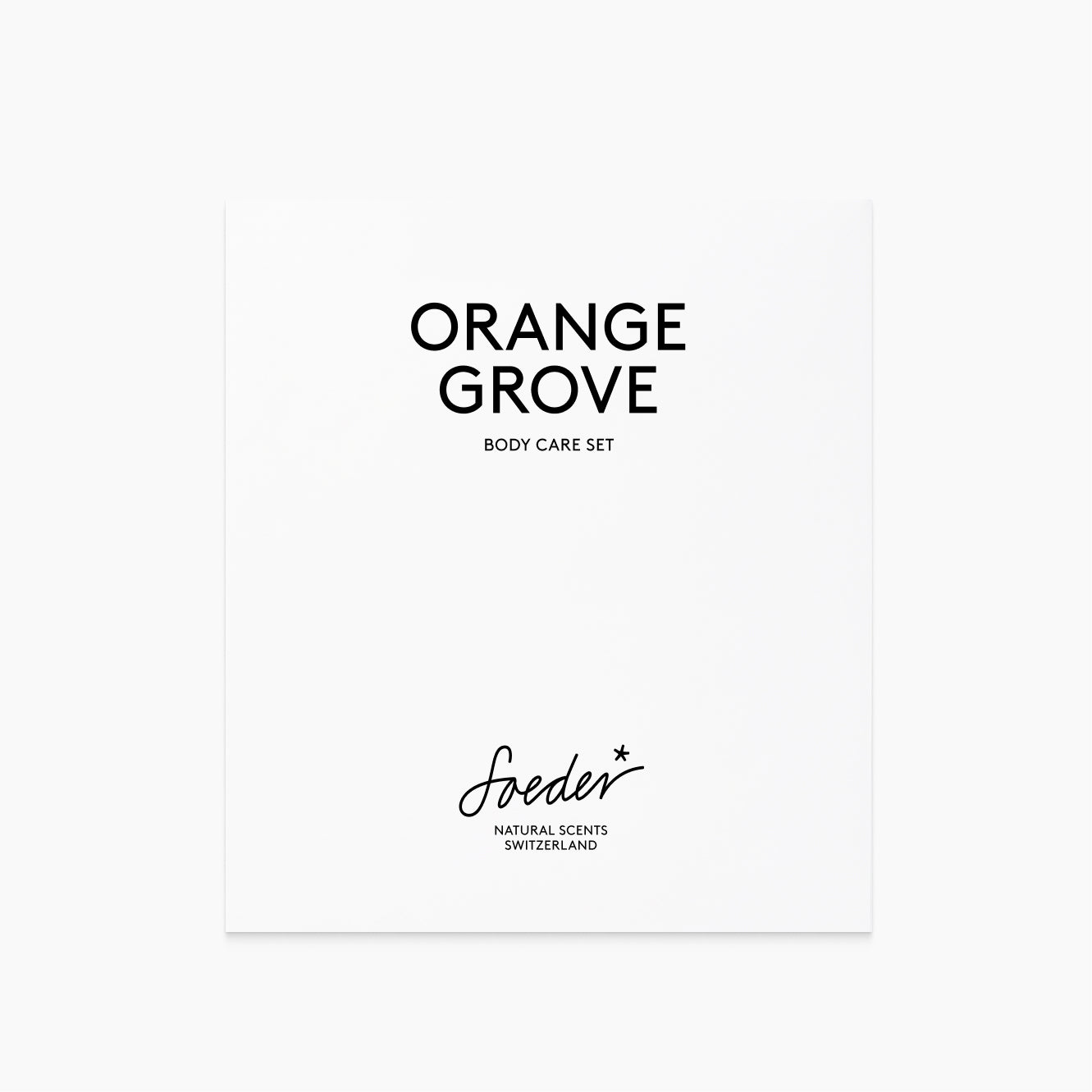 Soeder Orange Grove Körperpflegeset Wash Lotion