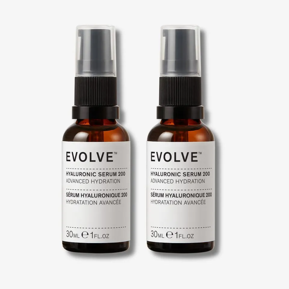 Evolve Organic Beauty Hyaluronic Serum 200 Duo Serum 2er Set