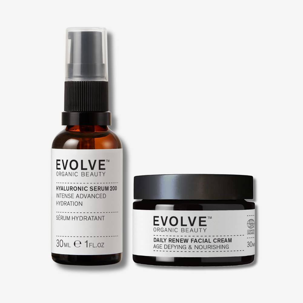 Evolve Organic Beauty Hydrate & Renew Duo Gesichtsserum Anti-Falten