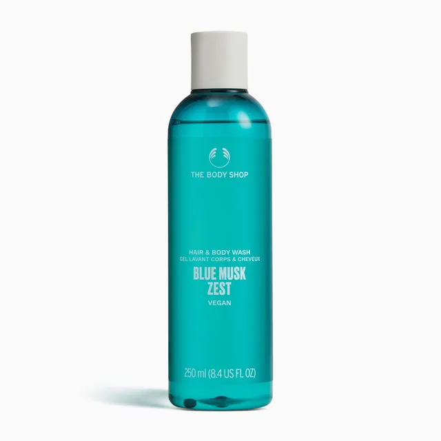 The Body Shop Blue Musk Zest Hair & Body Wash Duschgel 250 ml