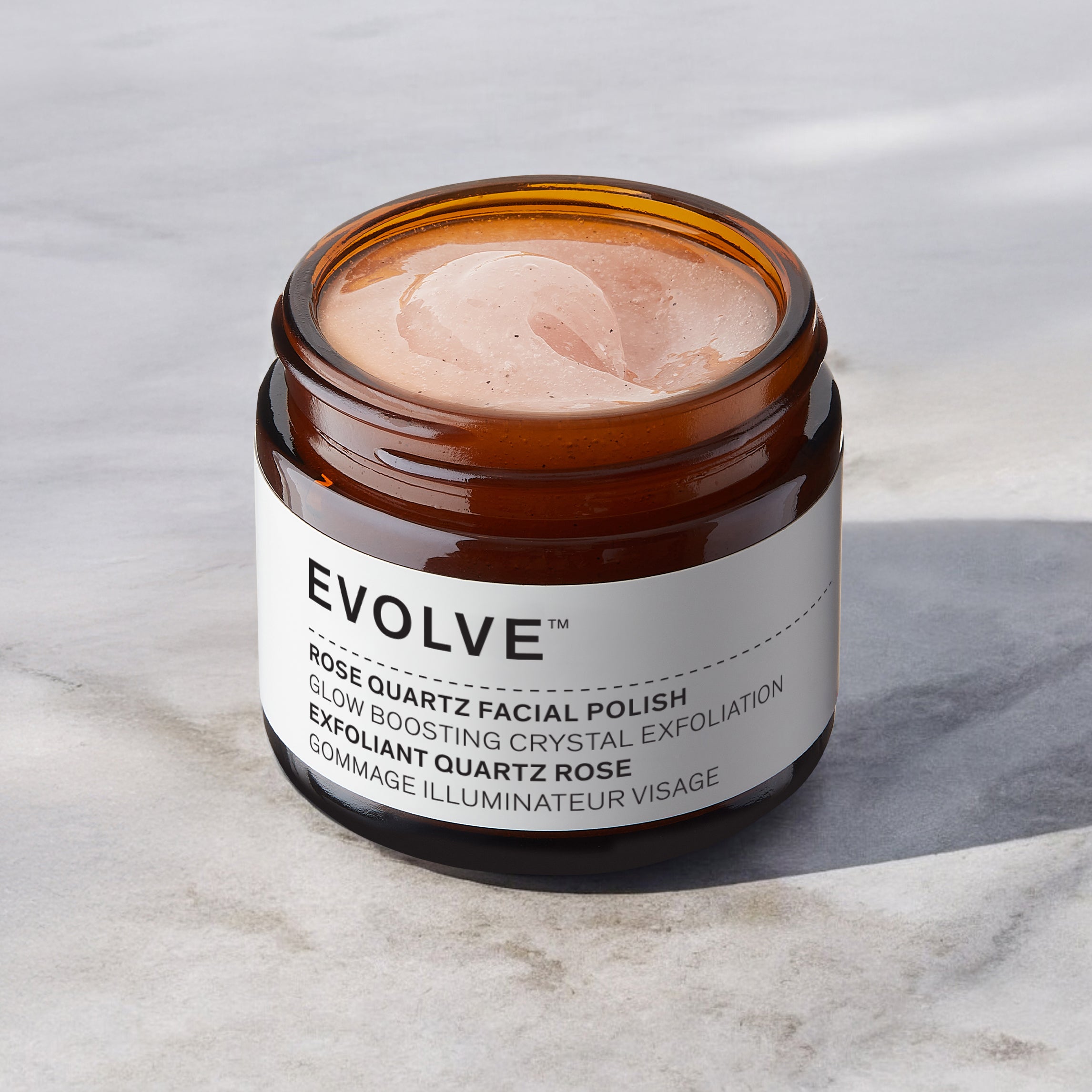 Evolve Organic Beauty Rose Quartz Gesichtspeeling Bio Standard