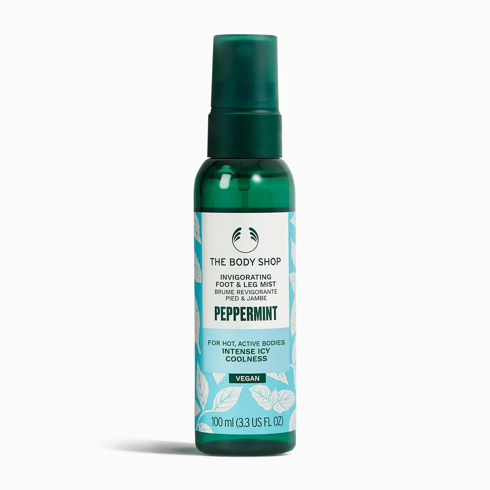 The Body Shop Bath & Body Peppermint Foot Mist 100 ml kühlend