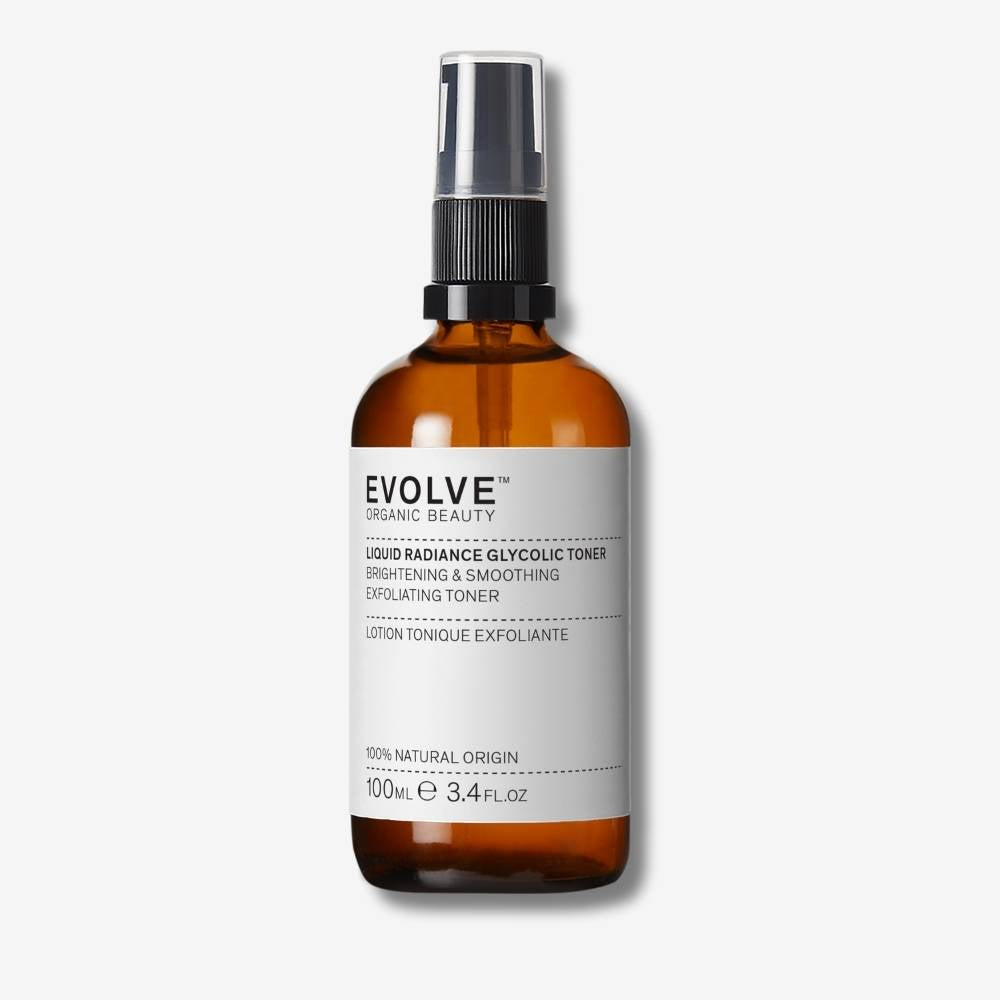 Evolve Organic Beauty Liquid Radiance Glycolic Toner mit Pumpe