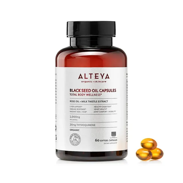 Alteya Organics Black Seed Oil Kapseln Schwarzkümmel Bio