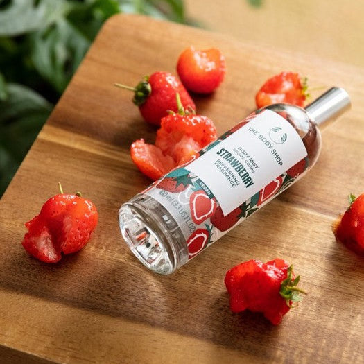 The Body Shop Strawberry Body Mist 100 ml Erdbeere süß