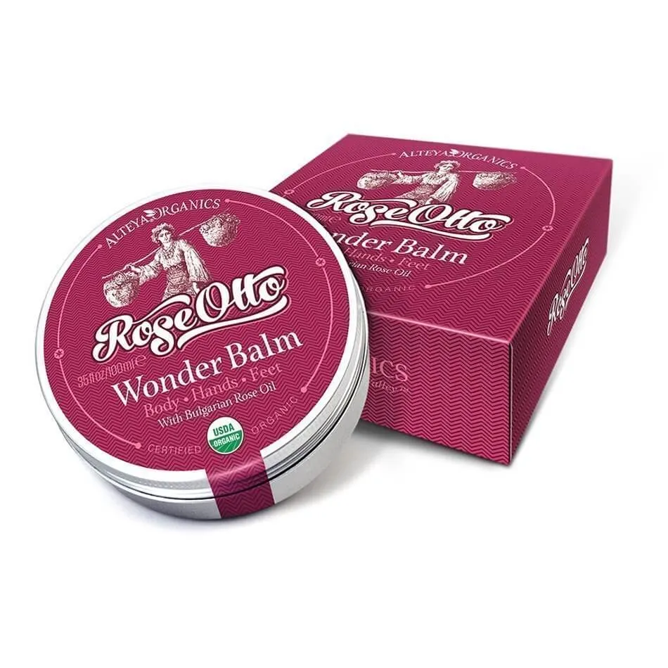 Alteya Organics Wonder Balm Rose Otto Balsam 3 Oz Rose
