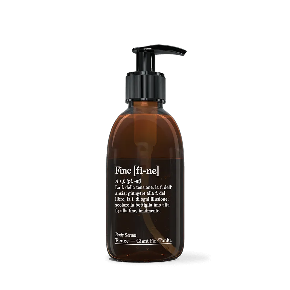 fine Peace Hyaluron Körperserum Balsamtanne Tonka Abend