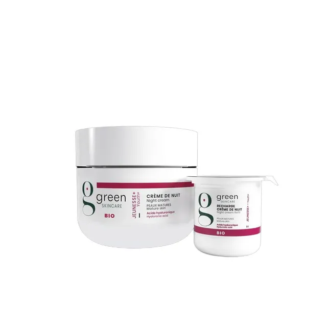 Green Skincare Jeunesse+ Nachtcreme Hyaluron ab 40